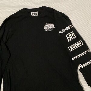 Billionaire Boys Club Black Graphic Long Sleeve Tee